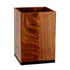 Acacia | Taniya Nayak exclusive wood bathroom wastebasket with natural wood grain finish, perfect for adding warmth and style to your bath space.