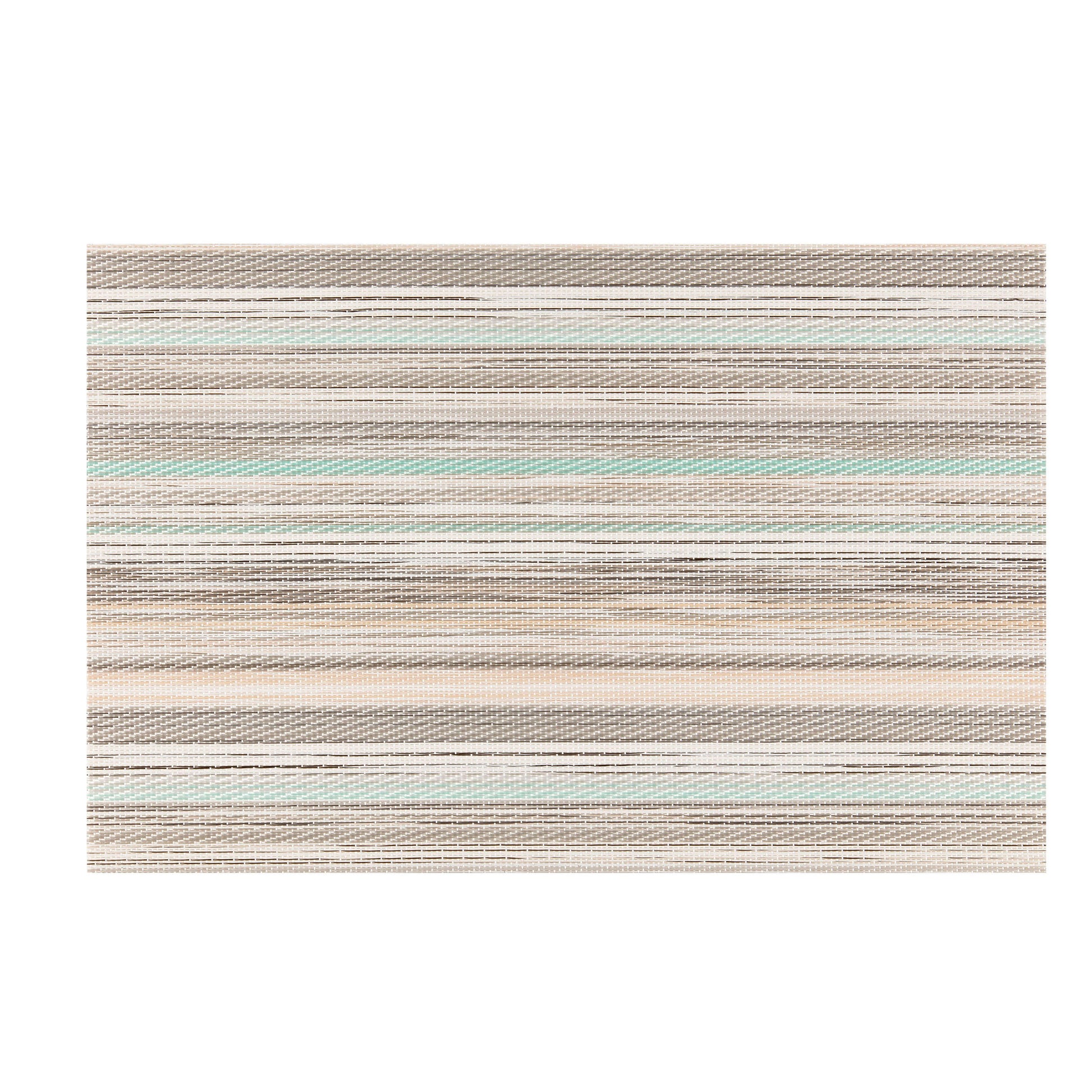 Ocean | Close-up of woven stratum placemat highlighting its intricate, textured weave, part of a set of 6.