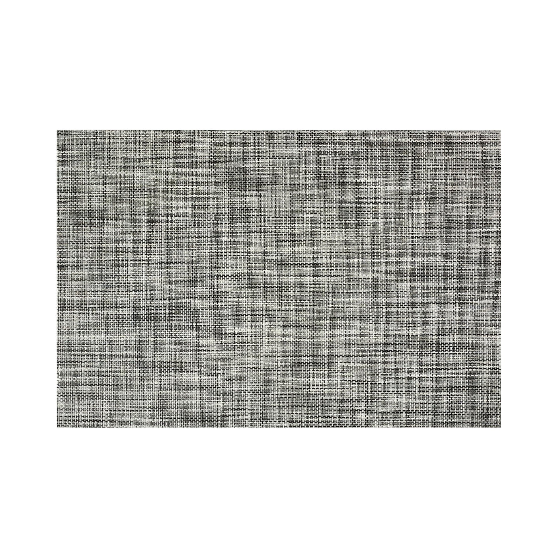 Charcoal | close-up of charcoal-colored woven placemat texture, showing durable and modern design.