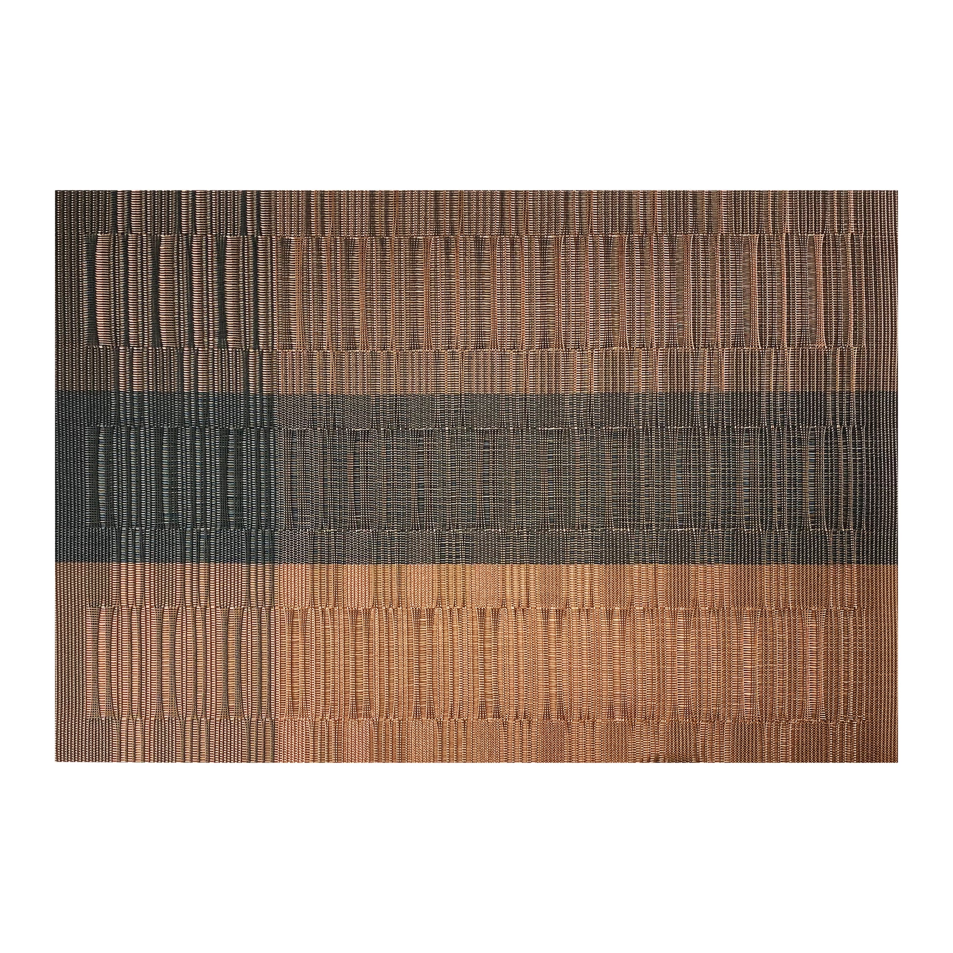 Coffee & Cream | Close-up of natural bamboo texture on woven placemat set, perfect for eco-friendly table settings.