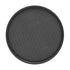 Eclipse | 14-inch round leatherette serving tray with a smooth, textured finish, displayed on a white background.